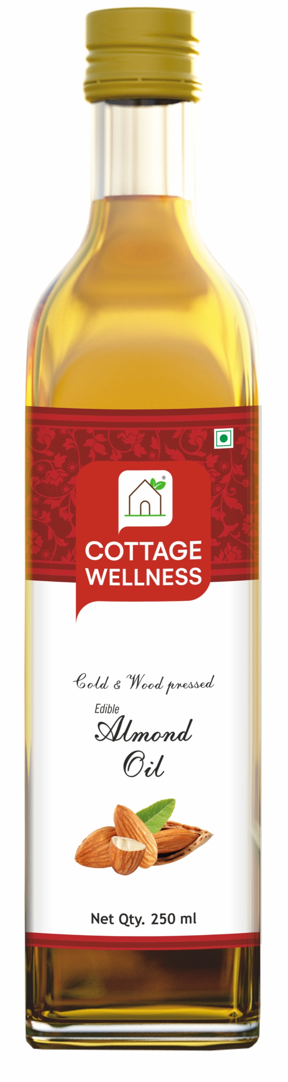 Almond Oil -  Cold & Wood Pressed