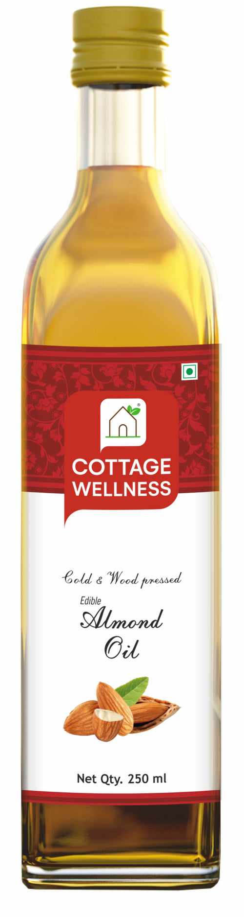 Almond Oil -  Cold & Wood Pressed
