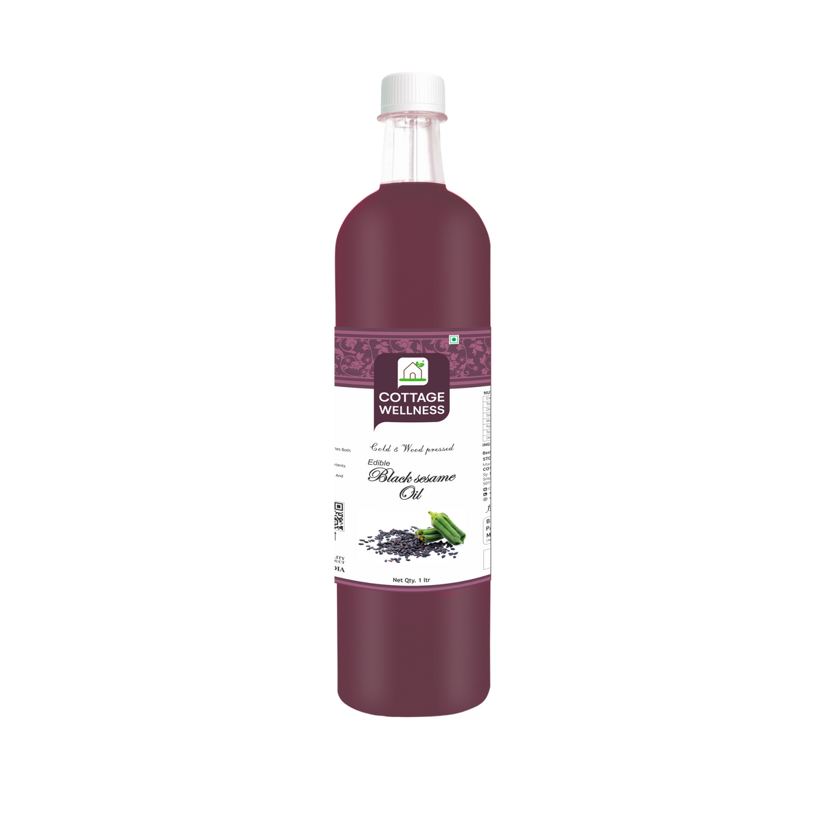 Black Sesame Oil - Cold & Wood Pressed