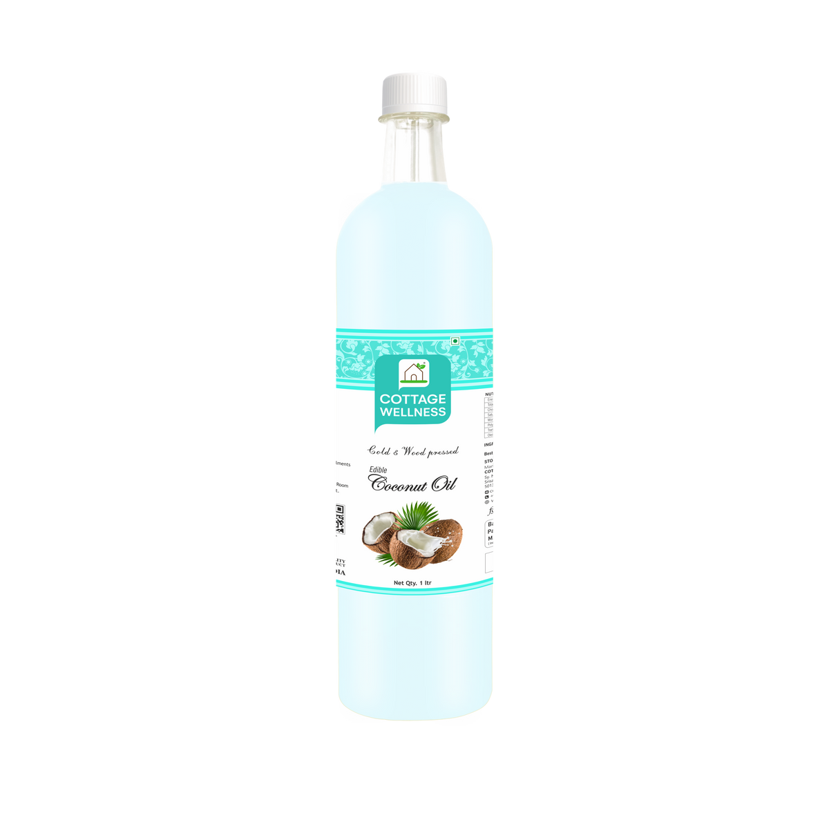 Coconut Oil Cold & Wood Pressed